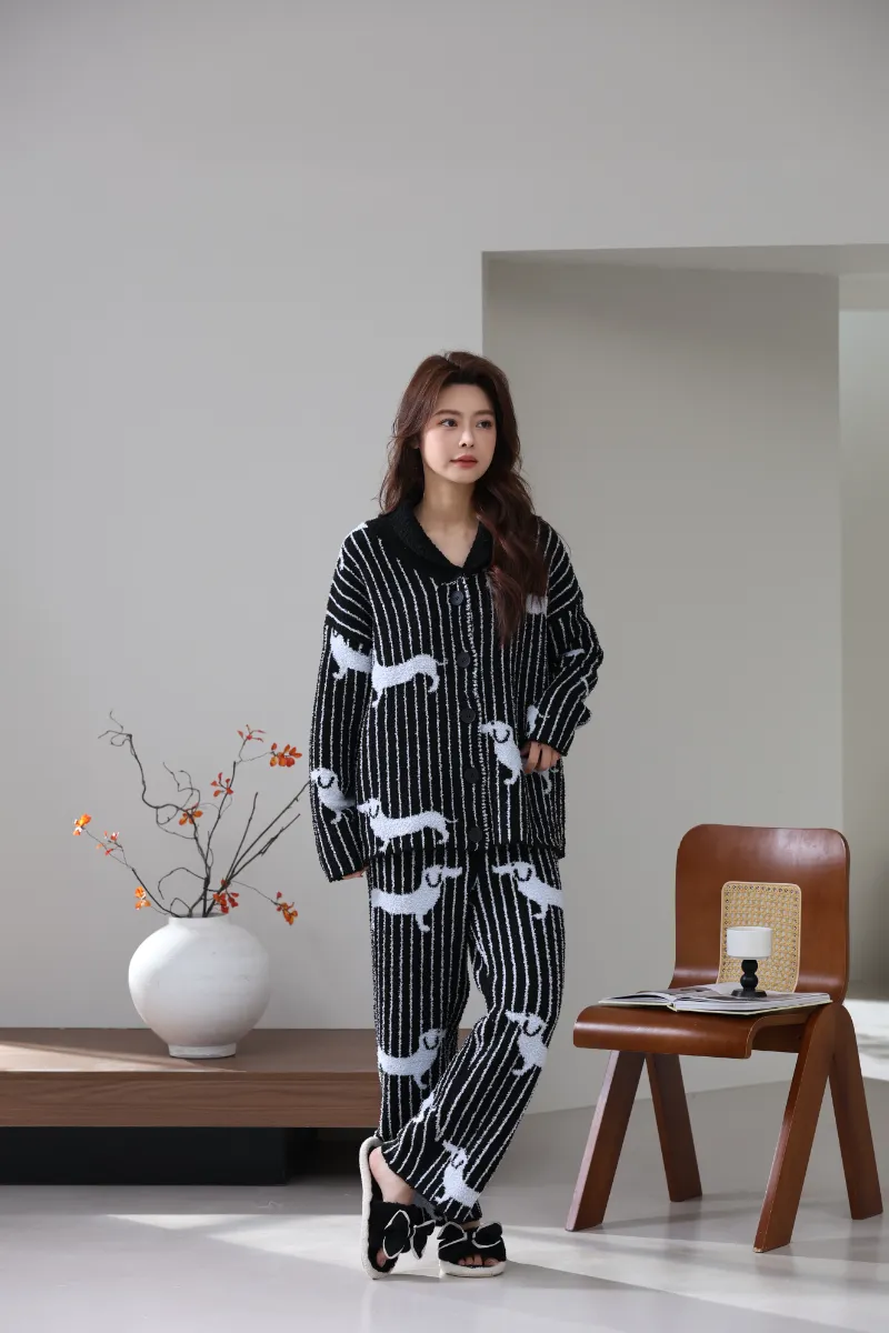 Weicher Fleece-Homewear-Anzug für Damen Weicher Fleece-Homewear-Anzug für Damen