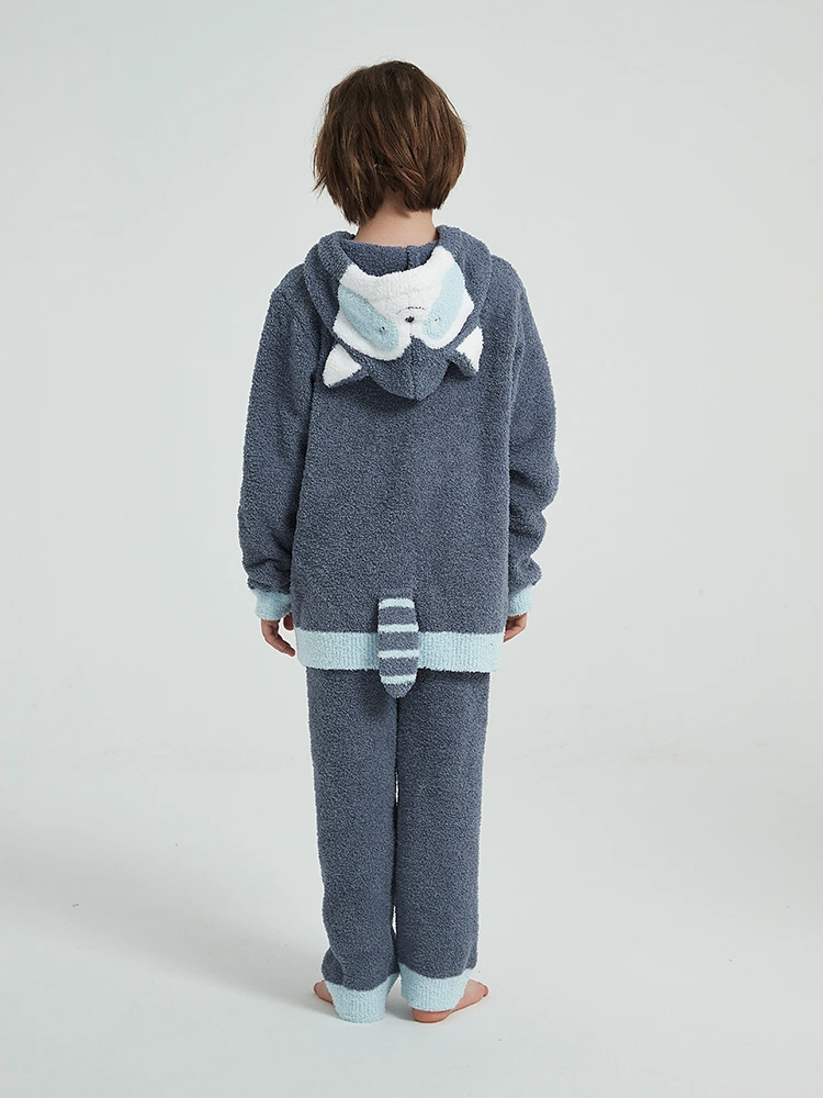 Fleece-Pyjama für Jungen im Herbst und Winter
