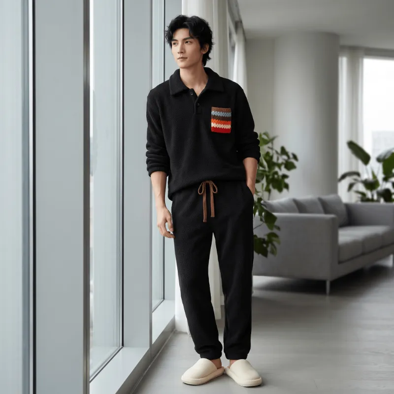 Fleece-Pyjama für Herren
