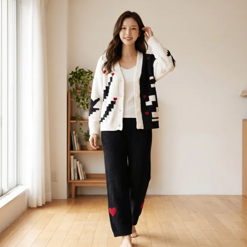 Fleece-Pyjama für Damen